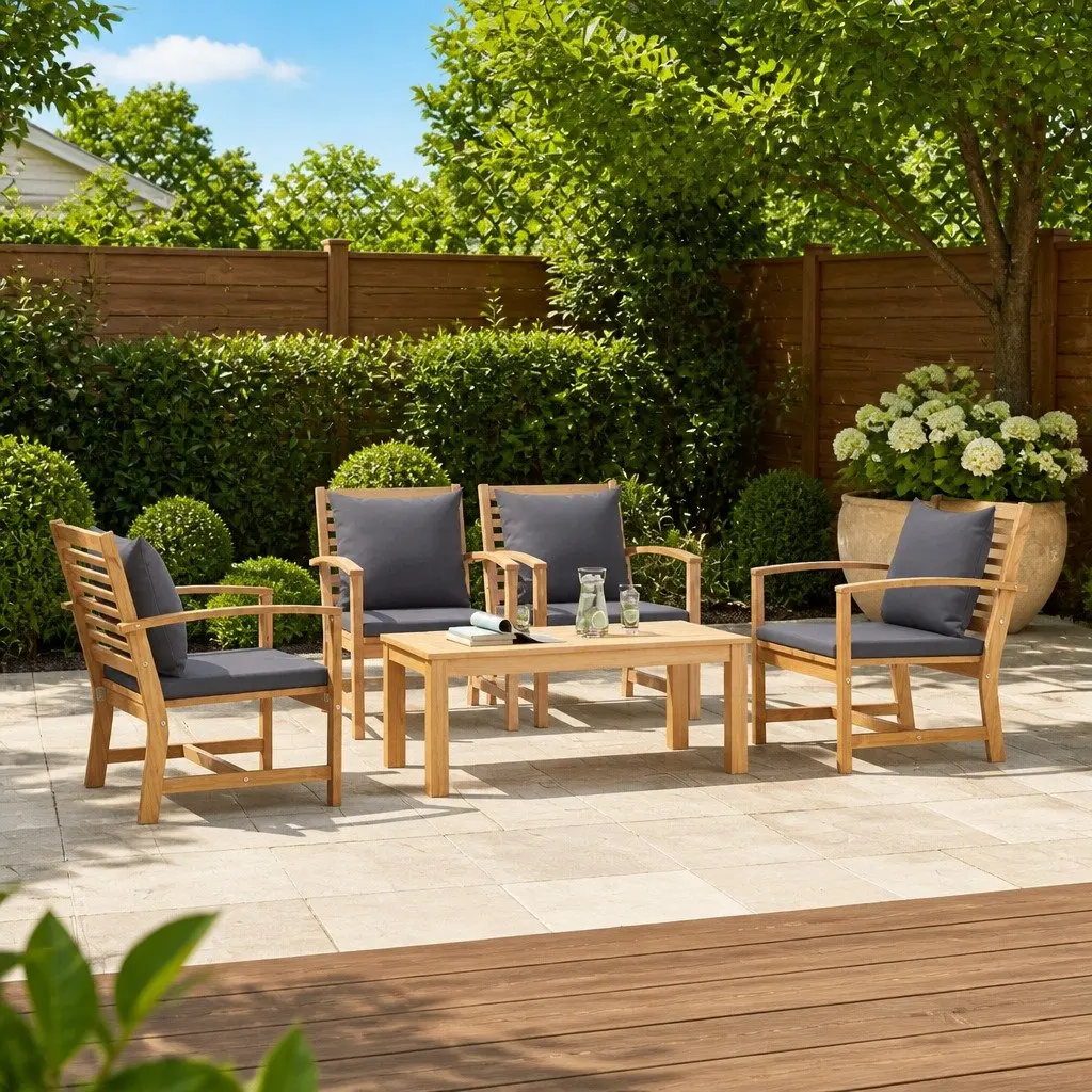 5-Piece Garden Sofa Set for Relaxing