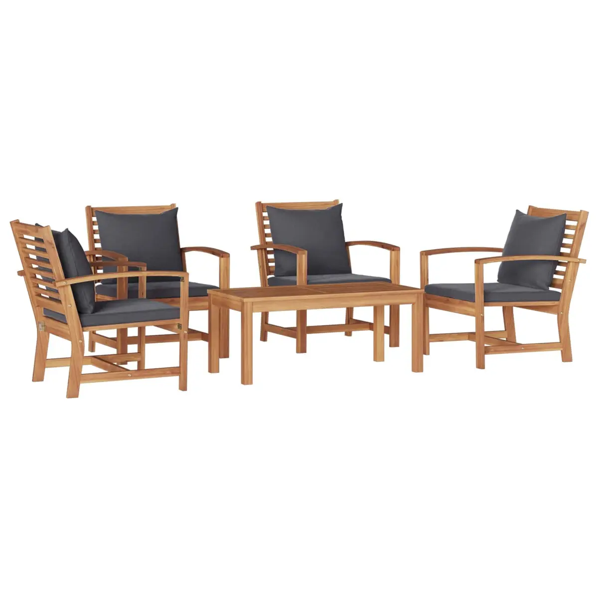 5-Piece Garden Sofa Set for Relaxing