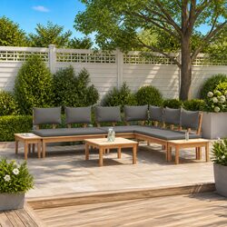 Get Cozy with a 3-Piece Garden Sofa Set for Your Outdoors