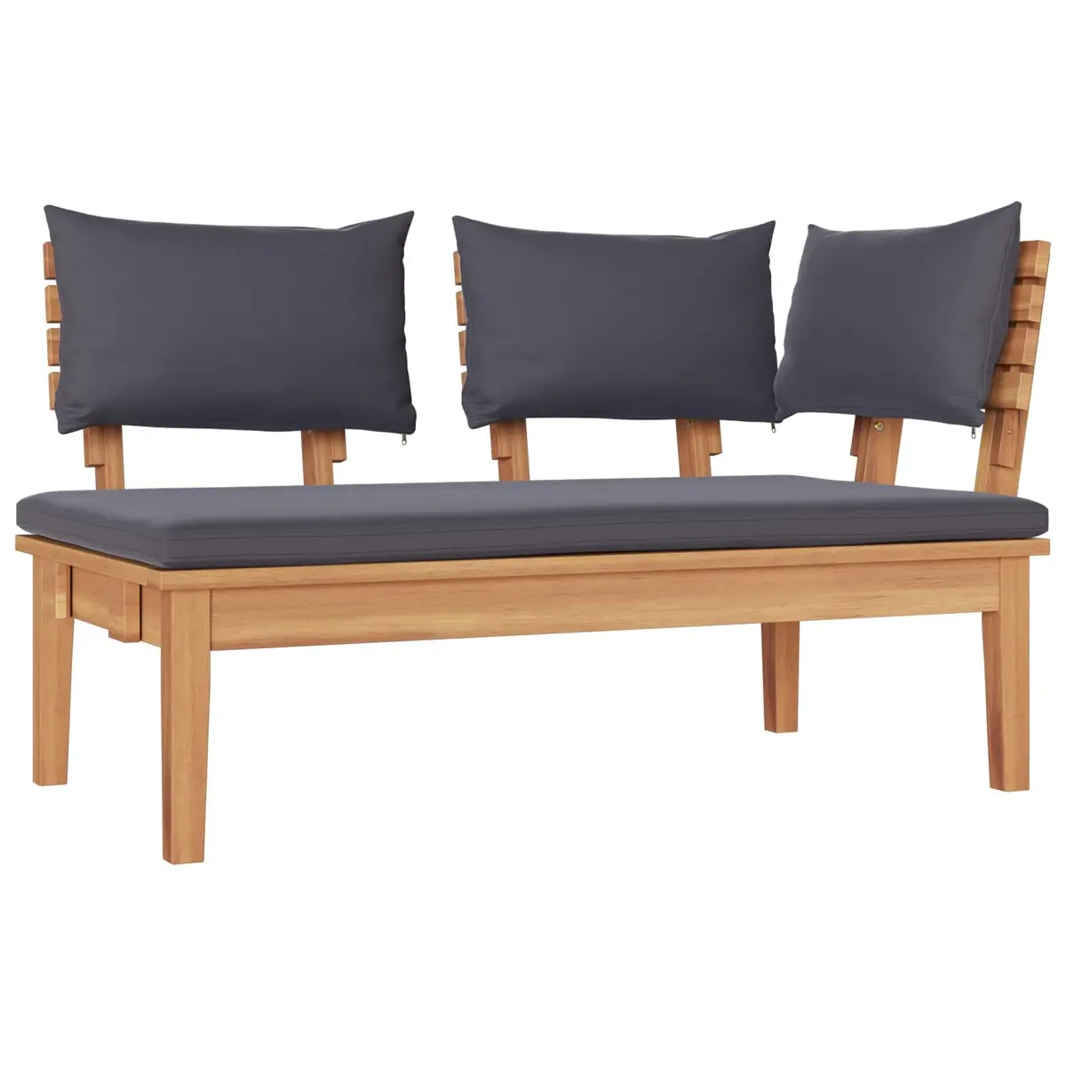 Garden Sofa Set Modern 5 Piece Outdoor Furniture Lounge Seating Brown Grey