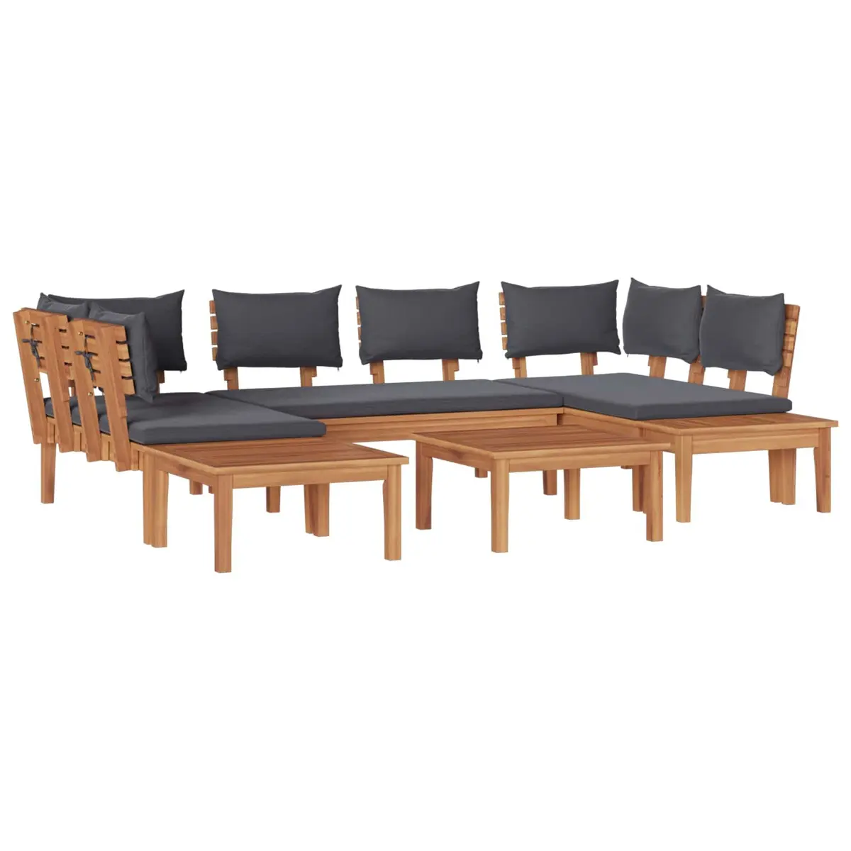 4 Piece Outdoor Garden Sofa Set