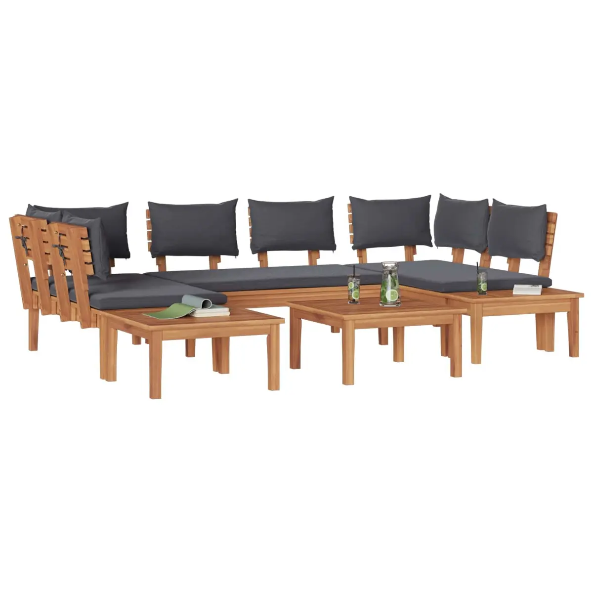 4 Piece Outdoor Garden Sofa Set