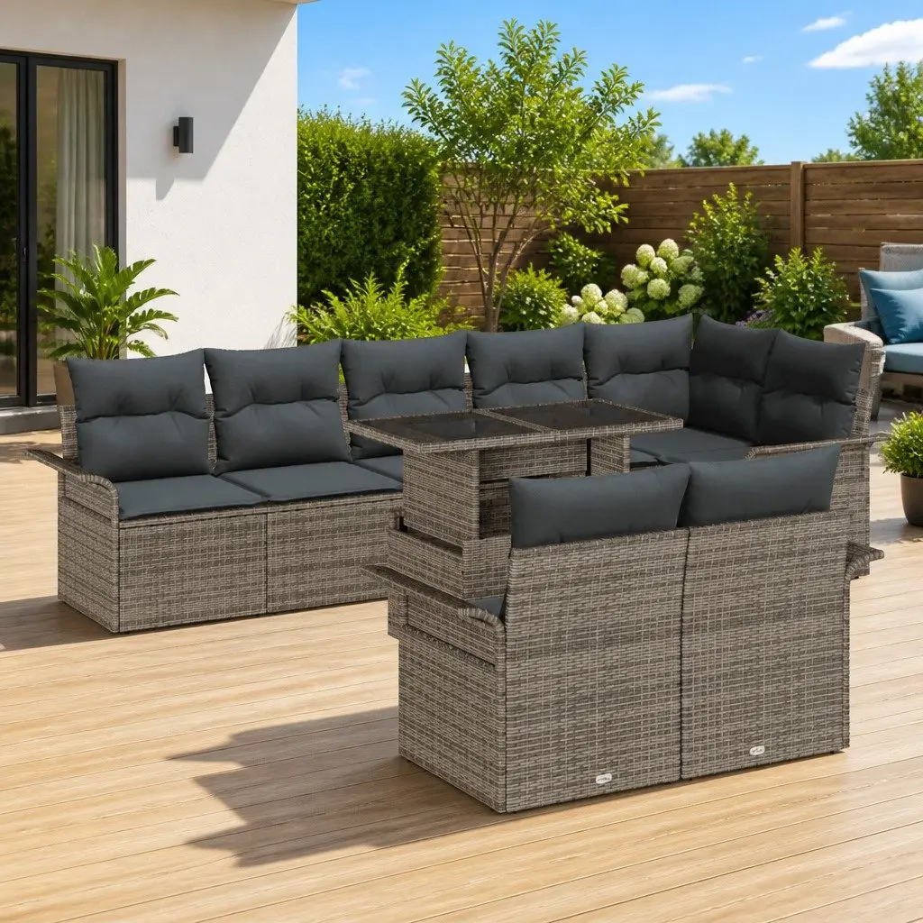 9-Piece Garden Sofa Set