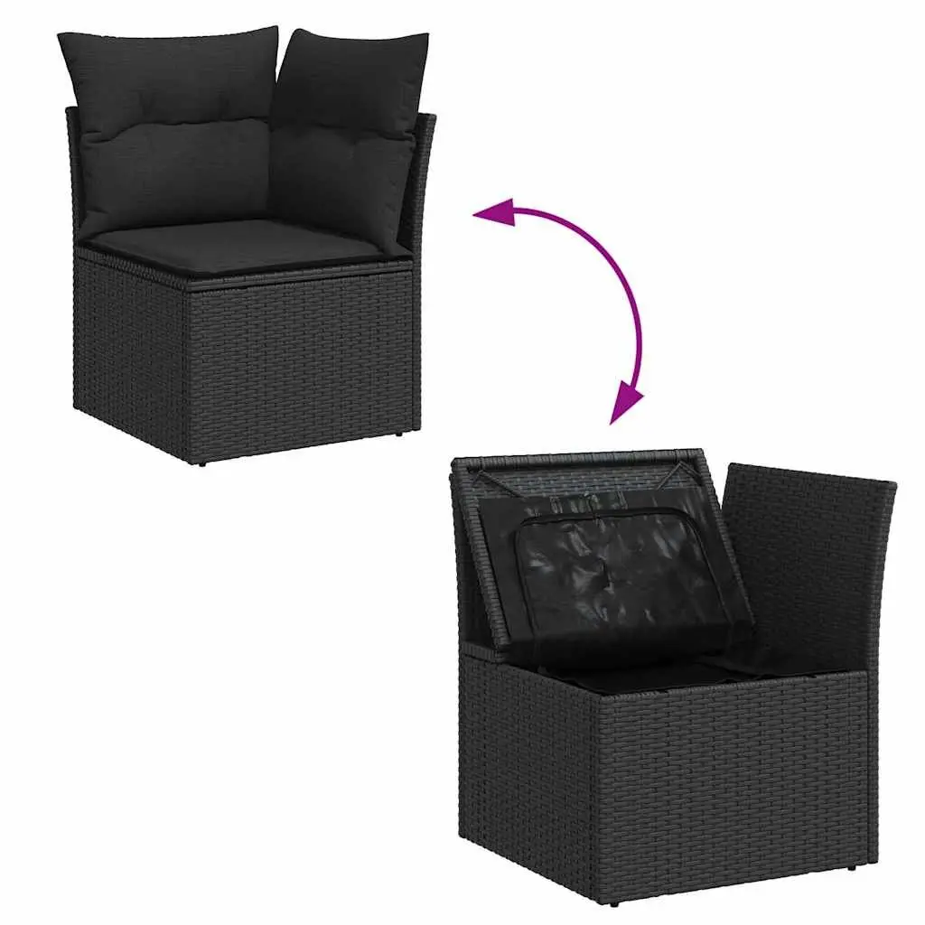 Garden Sofa Set 9 Piece Outdoor Furniture Modular Rattan Seating Lounge Patio