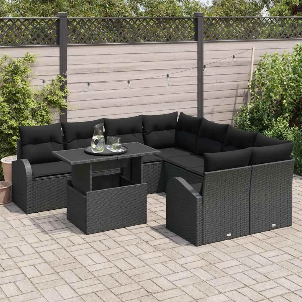 9 Piece Outdoor Sofa Set