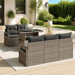 Your Ideal 6-Piece Modular Garden Sofa Set Awaits