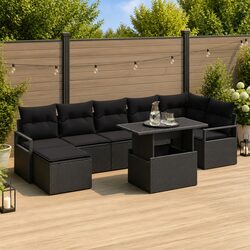 Friendly 8-Piece Garden Sofa Set for Your Home