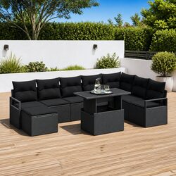 Create Your Ideal Outdoor Space with 9-Piece Sofa Set