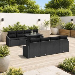 Friendly 9 Piece Garden Sofa Set for Outdoor Enjoyment