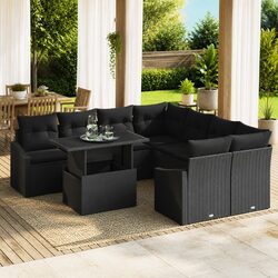 Friendly Modular Outdoor Sofa Set: 9 Pieces Just for You