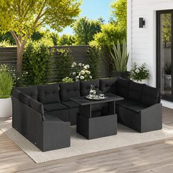 Your New Favorite 10-Piece Garden Sofa Set Awaits