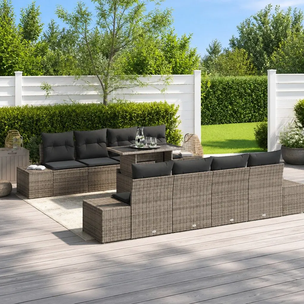 9-Piece Modular Garden Sofa Set