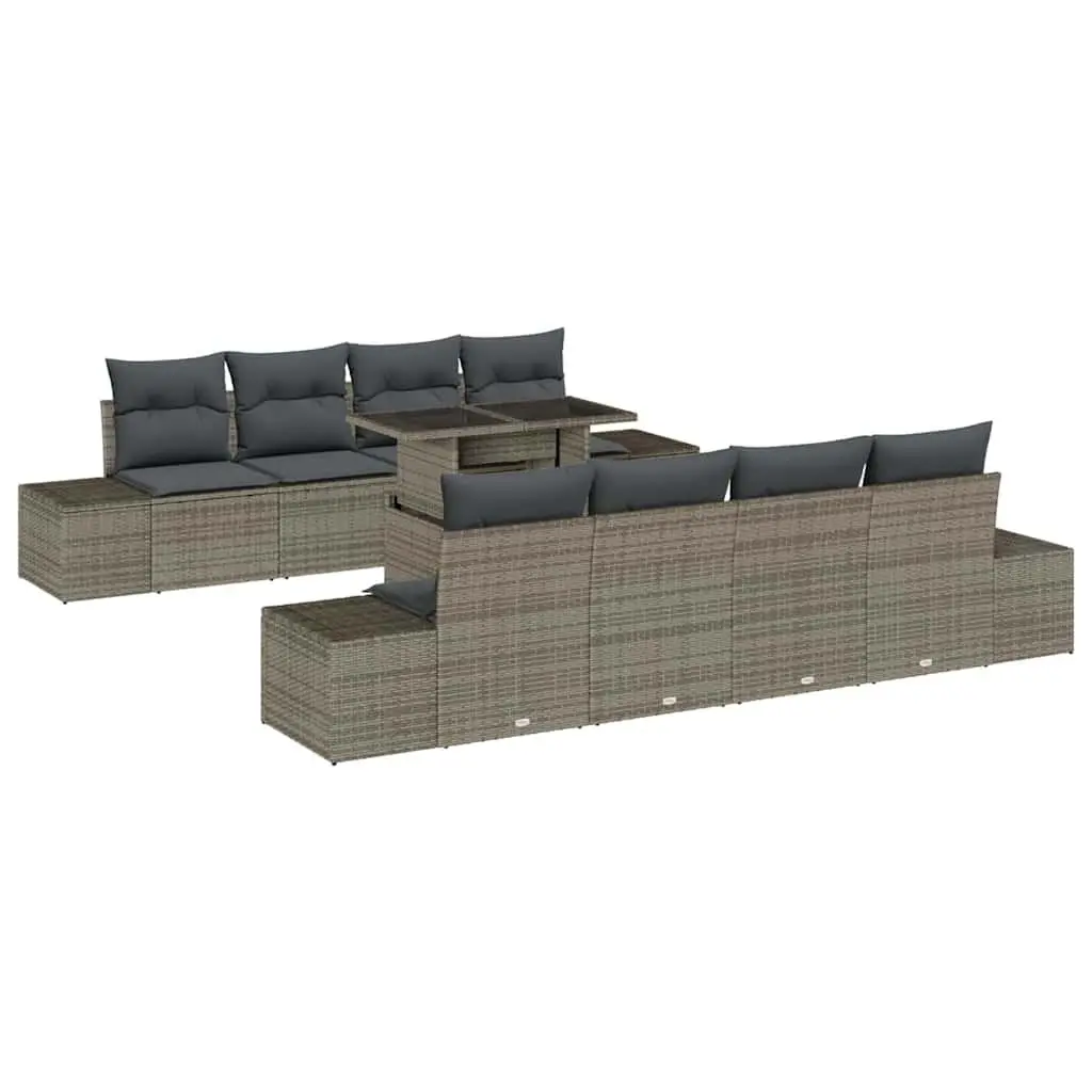 9-Piece Modular Garden Sofa Set