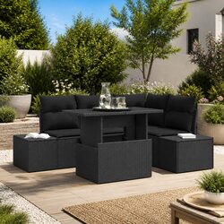 Your Ideal Black Outdoor Sofa Set for Relaxation