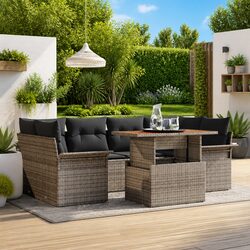 Create an Inviting Outdoor Area with This Sofa Set