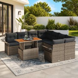 Your New Favorite 9 Piece Outdoor Sofa Set