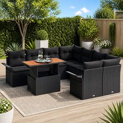 Your Ideal 9-Piece Garden Sofa Set Awaits You