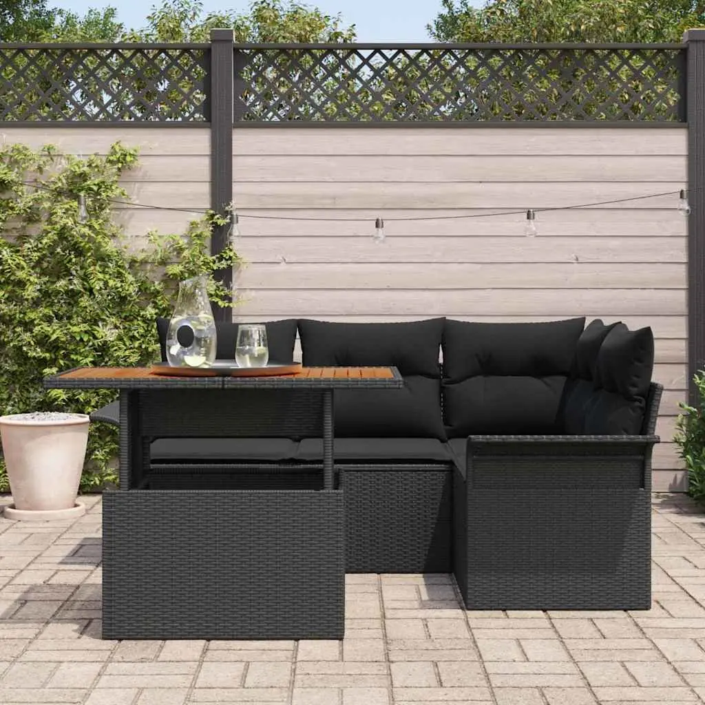 5-Piece Outdoor Sofa Set with Storage