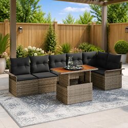 Friendly 7-Piece Outdoor Sofa Set with Storage for You