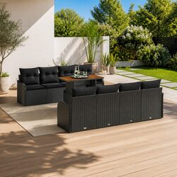 Create a Cozy Outdoor Space with a 9-Piece Sofa Set