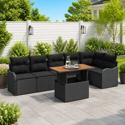 Friendly 7-Piece Sofa Set for Your Outdoor Relaxation