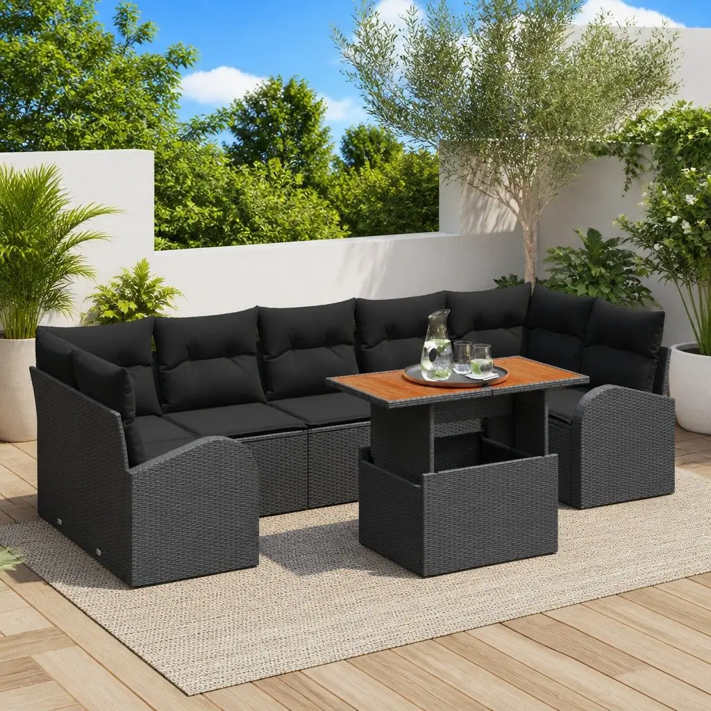 8 Piece Modular Outdoor Sofa Set