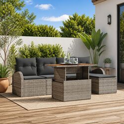 Find Your Perfect Outdoor Sofa Set - 6 Piece Modular Design