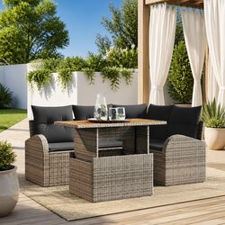Enhance Your Outdoor Living with a 5-Piece Sofa Set