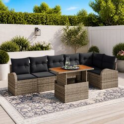 Enjoy Outdoor Comfort with a 7-Piece Sofa Set