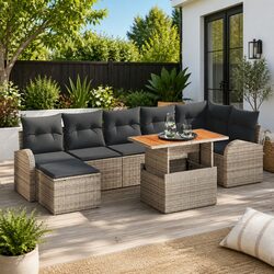 Your Ideal 8 Piece Garden Sofa Set Awaits