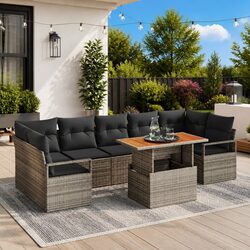 Create Your Ideal Outdoor Space with 8-Piece Sofa Set