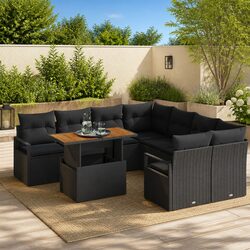 Your Ideal Garden Sofa Set - 9pcs for Outdoor Enjoyment
