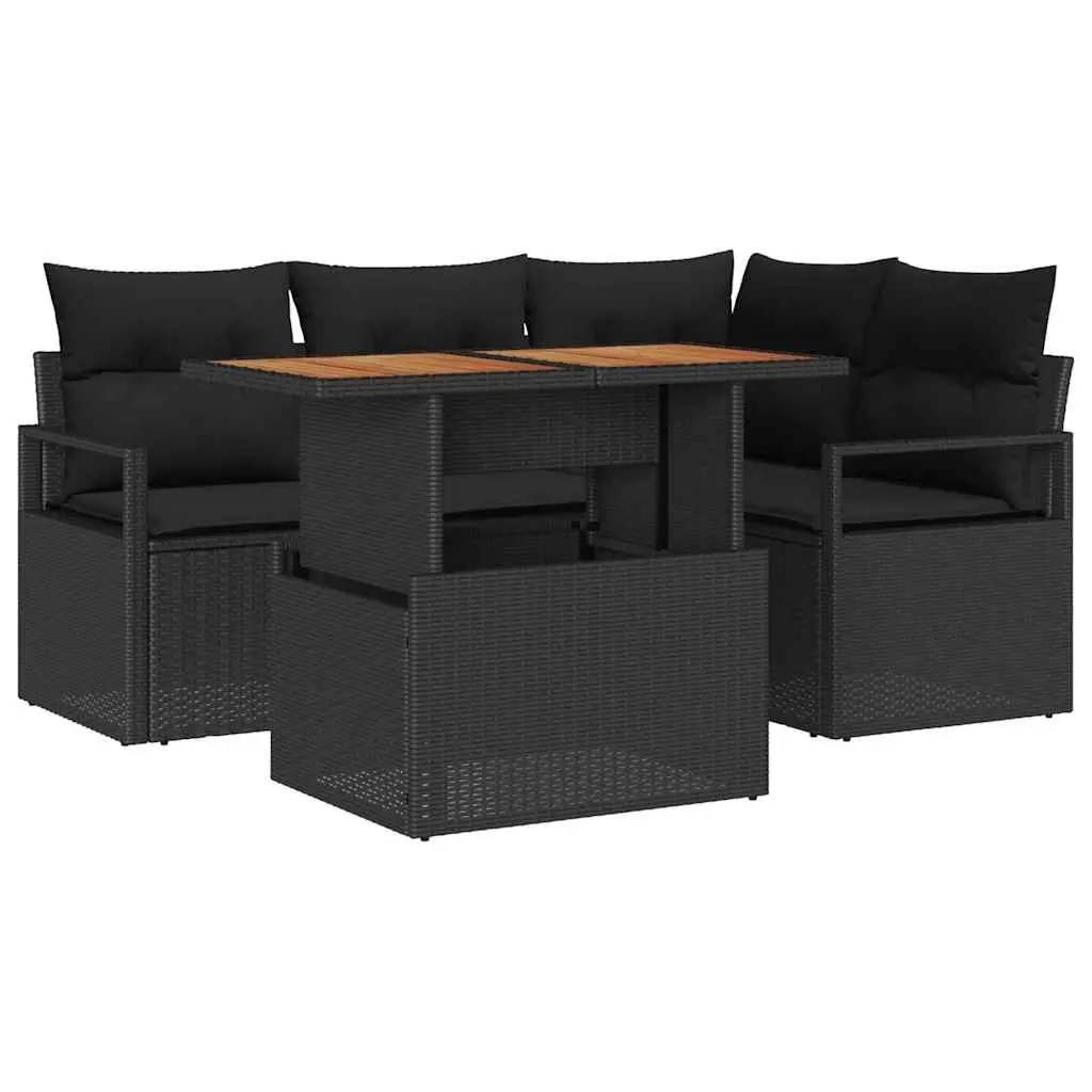 5-Piece Garden Sofa Set for Outdoor Fun