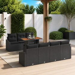 Enjoy Your Outdoor Moments with This 8-Piece Sofa Set