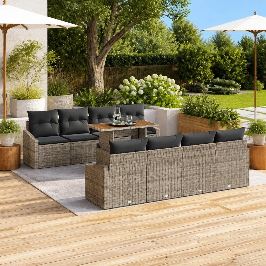9-Piece Garden Sofa Set