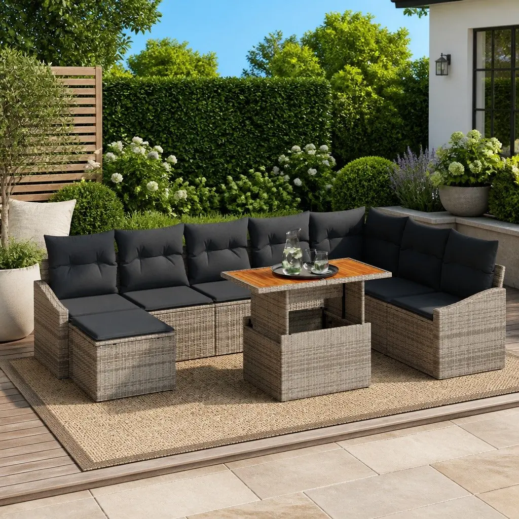 9-Piece Garden Sofa Set