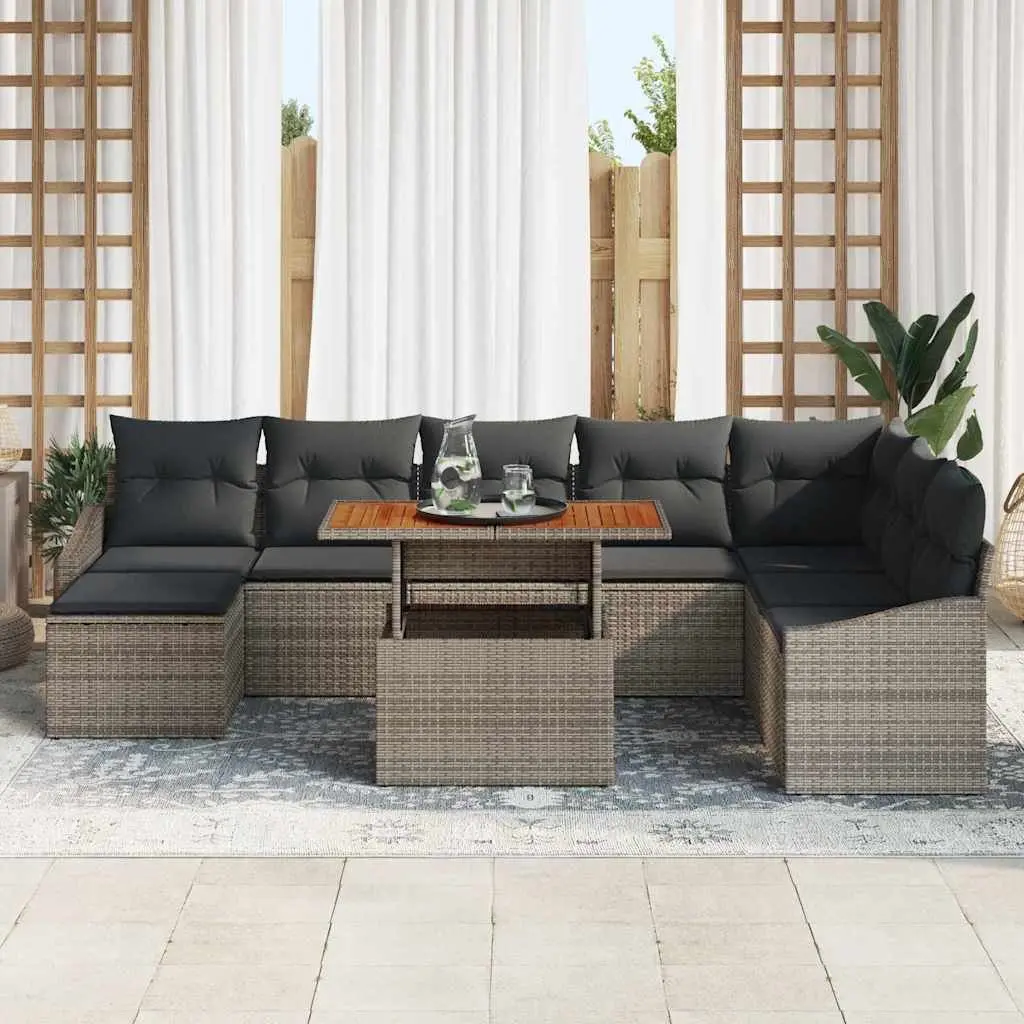 9-Piece Garden Sofa Set