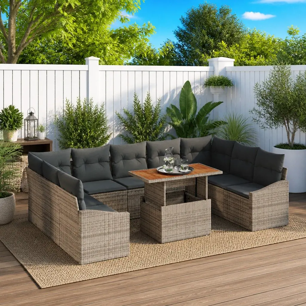 10-Piece Garden Sofa Set