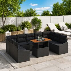 Make Your Outdoor Area Inviting with 10-Piece Sofa Set