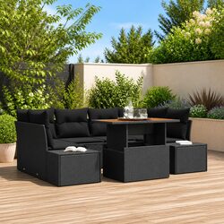 Friendly 7-Piece Garden Sofa Set to Enjoy Outdoors