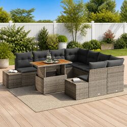 Your Perfect 9-Piece Garden Sofa Set Awaits You