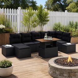 Your Ideal 8-Piece Outdoor Sofa Set Awaits You
