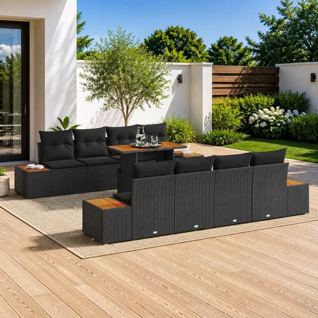 9-Piece Garden Sofa Set