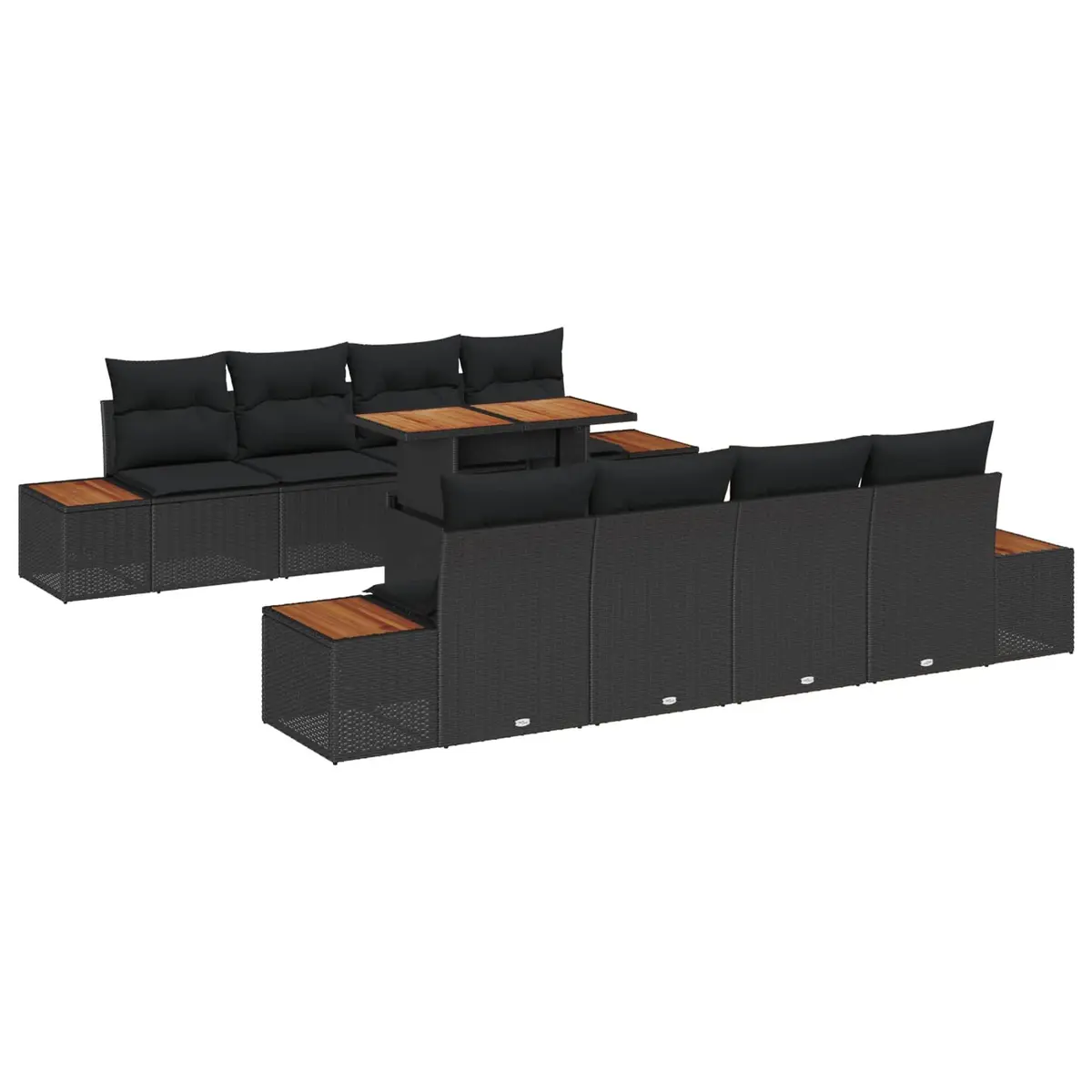 9-Piece Garden Sofa Set