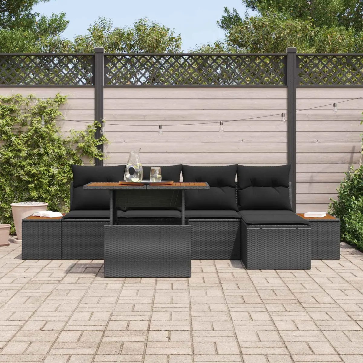 6-Piece Garden Sofa Set