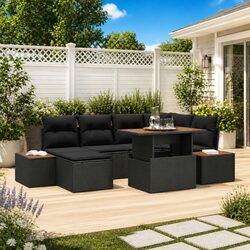 Create Your Cozy Outdoor Retreat with a 7-Piece Sofa Set