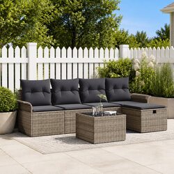 Your Perfect 6-Piece Grey Sofa Set for Outdoor Enjoyment