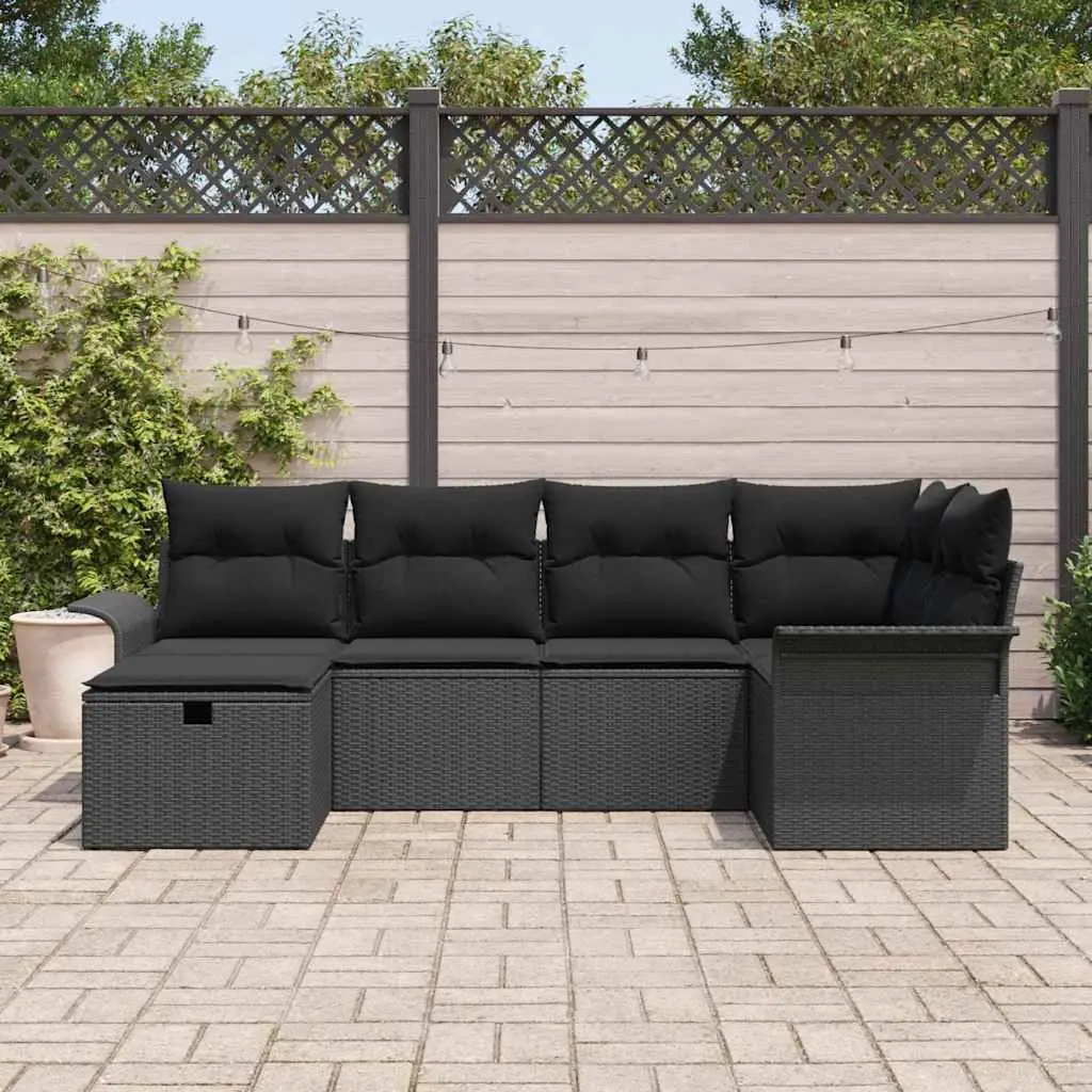 6-Piece Sofa Set for Outdoor Comfort