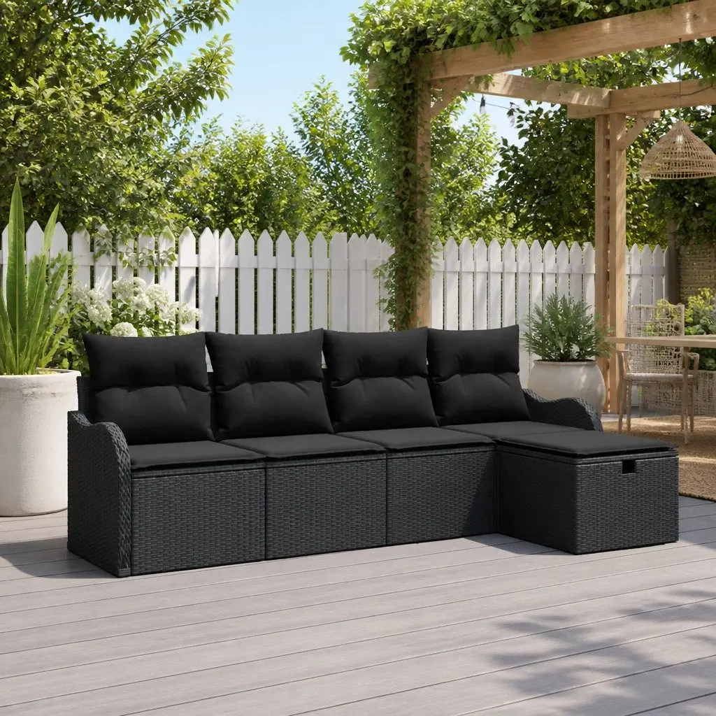 Modular Garden Sofa Set with Cushions