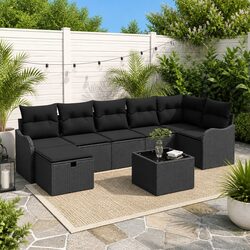 Your Ideal Outdoor Sofa Set - 8 Pieces and Storage